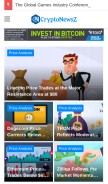 How cryptonewsz.com looks like on a mobile device such as an iPhone.