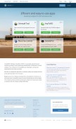 How crystalidea.com looks like on a mobile device such as an iPhone.