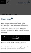 How csfb.com looks like on a mobile device such as an iPhone.