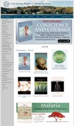 How cshlpress.com looks like on a mobile device such as an iPhone.