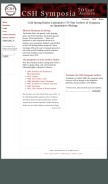 How cshsymposium.org looks like on a mobile device such as an iPhone.