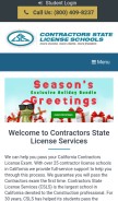 How cslscorp.com looks like on a mobile device such as an iPhone.