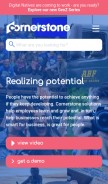 How csod.com looks like on a mobile device such as an iPhone.
