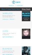 How cspire.com looks like on a mobile device such as an iPhone.