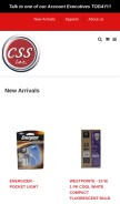 How cssincusa.com looks like on a mobile device such as an iPhone.