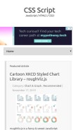 How cssscript.com looks like on a mobile device such as an iPhone.