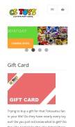 How cstoysjapan.com looks like on a mobile device such as an iPhone.