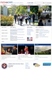 How csufresno.edu looks like on a mobile device such as an iPhone.
