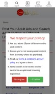 How ctbabe.net looks like on a mobile device such as an iPhone.