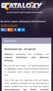 How ctlx.ru looks like on a mobile device such as an iPhone.