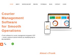 How ctrunk.com looks like on a tablet such as an iPad.