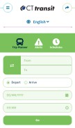How cttransit.com looks like on a mobile device such as an iPhone.