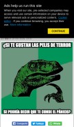 How cuantocabron.com looks like on a mobile device such as an iPhone.