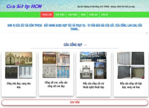 How cuasattphcm.com looks like on a tablet such as an iPad.
