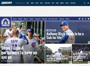How cubbiescrib.com looks like on a tablet such as an iPad.