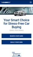 How cudlautosmart.com looks like on a mobile device such as an iPhone.