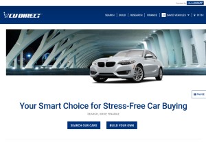 How cudlautosmart.com looks like on a tablet such as an iPad.