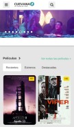 How cuevana2.io looks like on a mobile device such as an iPhone.