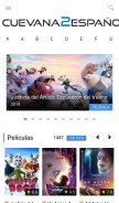 How cuevana2espanol.com looks like on a mobile device such as an iPhone.