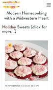 How culinaryhill.com looks like on a mobile device such as an iPhone.