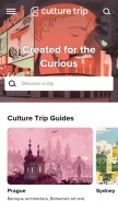 How culturetrip.com looks like on a mobile device such as an iPhone.