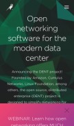 How cumulusnetworks.com looks like on a mobile device such as an iPhone.