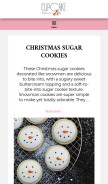 How cupcakeproject.com looks like on a mobile device such as an iPhone.