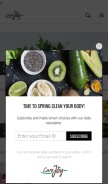 How curejoy.com looks like on a mobile device such as an iPhone.