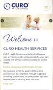 How curohs.com looks like on a mobile device such as an iPhone.