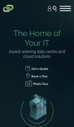 How custdc.net looks like on a mobile device such as an iPhone.