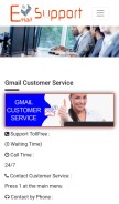 How customercare-email.com looks like on a mobile device such as an iPhone.