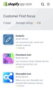 How customerfirstfocus.com looks like on a mobile device such as an iPhone.
