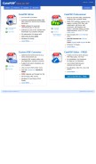 How cutepdf.com looks like on a mobile device such as an iPhone.