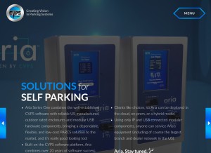 How cvps.solutions looks like on a tablet such as an iPad.