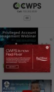 How cwps.com looks like on a mobile device such as an iPhone.