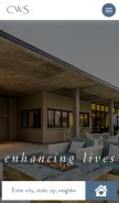 How cwsapartments.com looks like on a mobile device such as an iPhone.