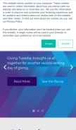 How cybergrants.com looks like on a mobile device such as an iPhone.