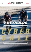 How cyclingtips.com looks like on a mobile device such as an iPhone.
