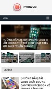 How cydia.vn looks like on a mobile device such as an iPhone.