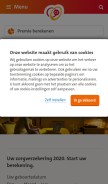 How cz.nl looks like on a mobile device such as an iPhone.