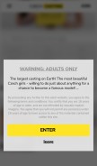 How czechcasting.com looks like on a mobile device such as an iPhone.