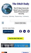 How d-ddaily.com looks like on a mobile device such as an iPhone.