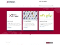 Desktop screenshot for drpeppersnapplegroup.com