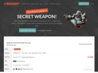 Desktop screenshot for honeybadger.io