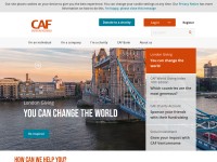 Desktop screenshot for cafonline.org