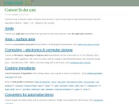 Desktop screenshot for convert-to.com