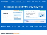 Desktop screenshot for typingdna.com