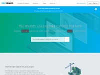 Desktop screenshot for bimobject.com