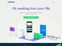 Desktop screenshot for blinkist.com
