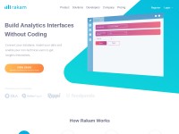 Desktop screenshot for rakam.io